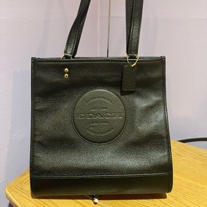 COACH Dempsey refined pebble leather Bag tote